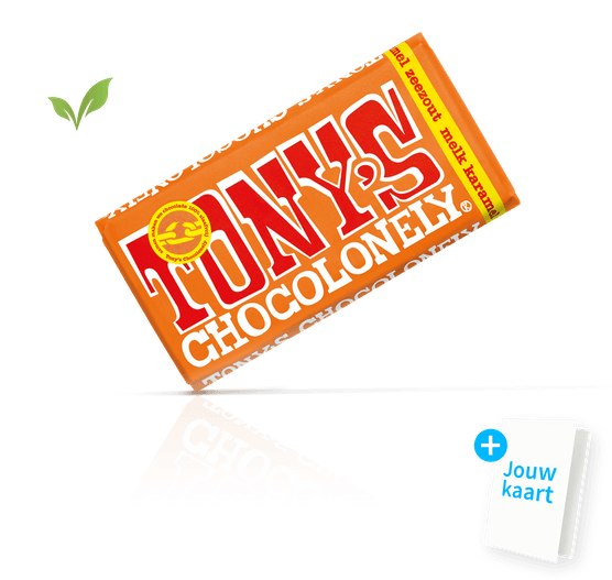 Tony's Chocolonely karamel zeezout