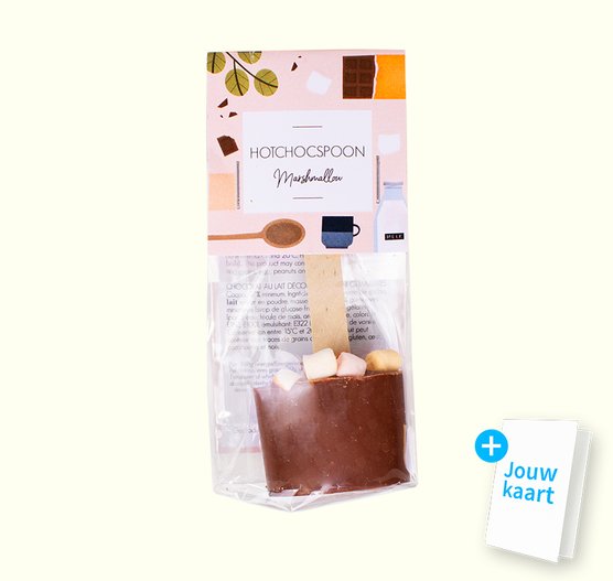 Chocolate spoon marshmallow