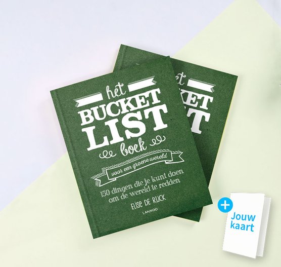 Bucketlist boek voor een groene wereld