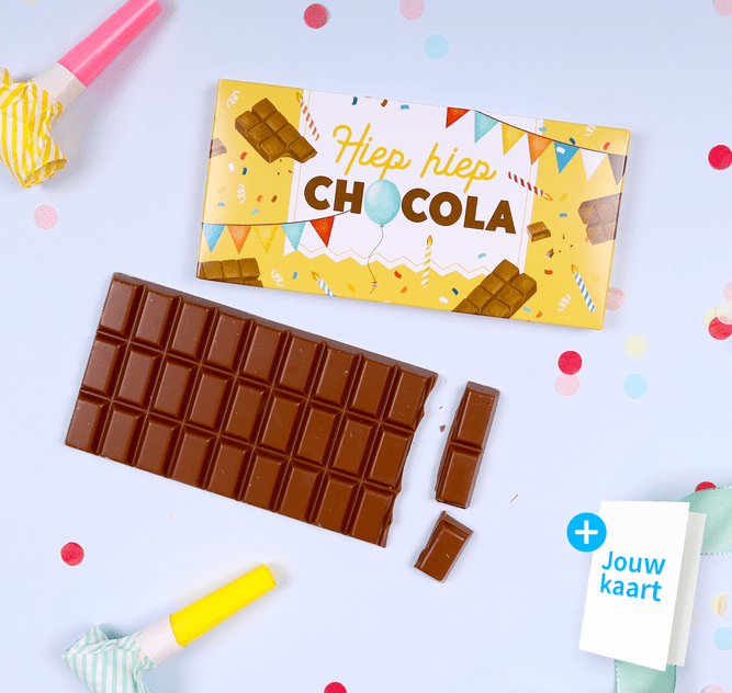 Verjaardag chocoladereep 3