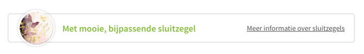 bijpassende sluitzegel