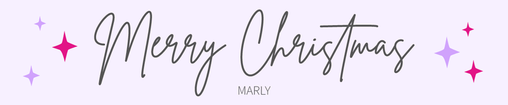 Kerst lettertype Marly