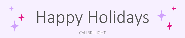Kerst lettertype Calibri light