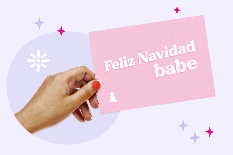 Kerstkaartje met grappige kerstwens