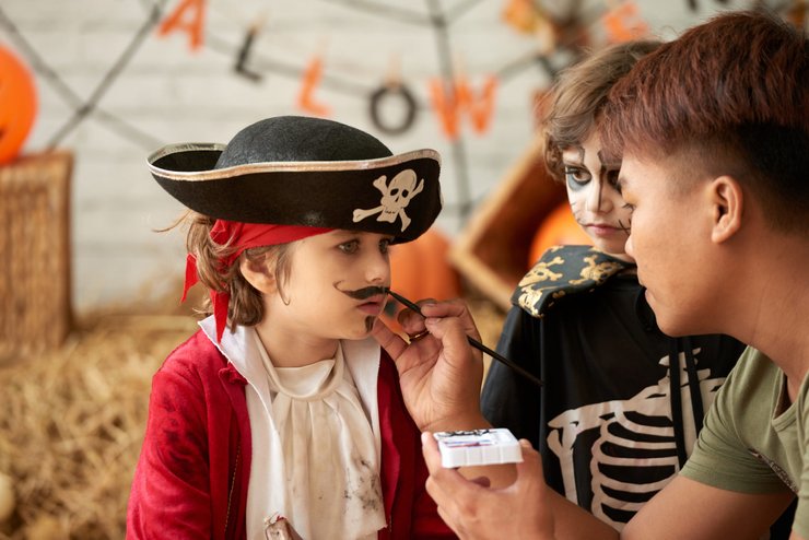Piraten kinderfeestje verkleden