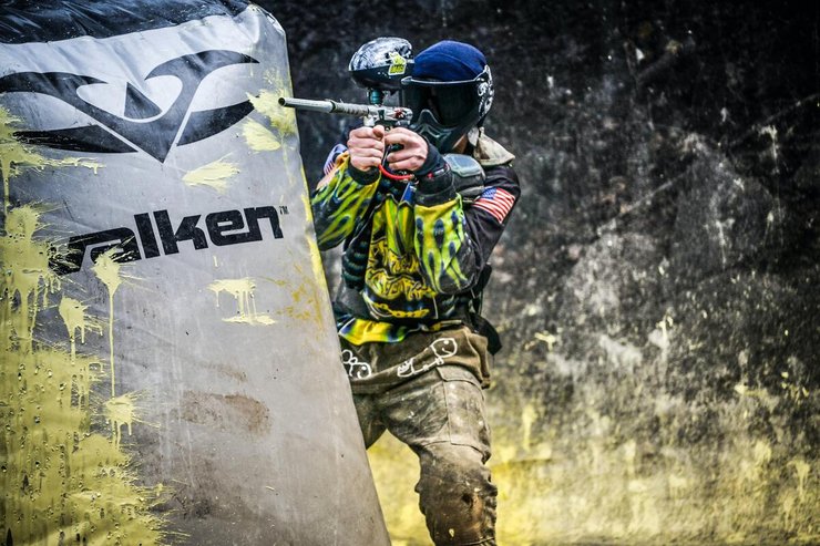 Paintballen tijdens dadchelor party