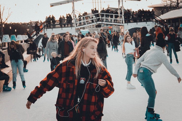kerstactiviteit schaatsen