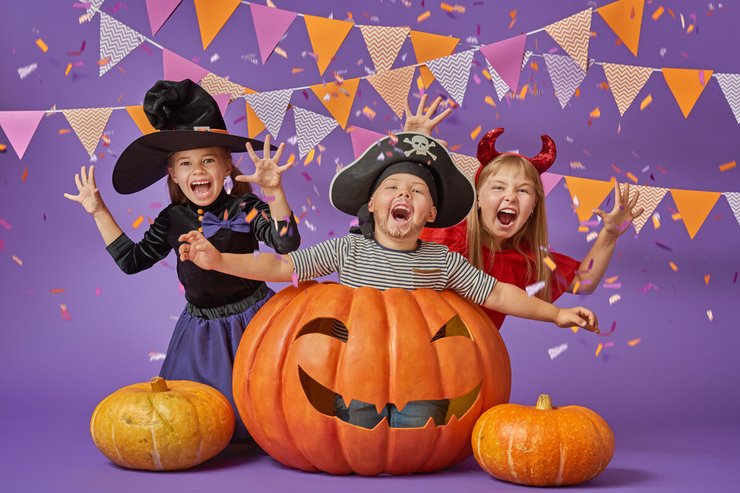 Kinderfeestje jongens griezelen