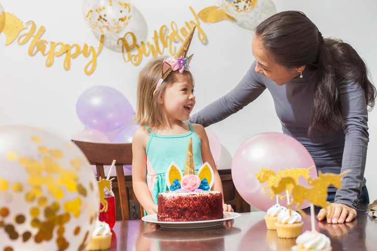 Unicorn kinderfeestje spel