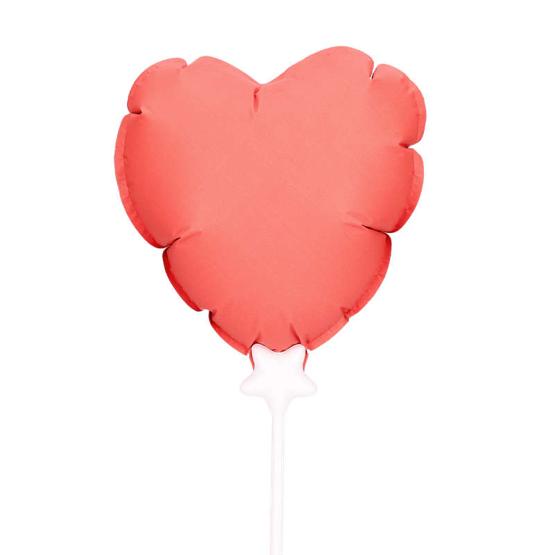 Mini ballon hart met kaarthouder