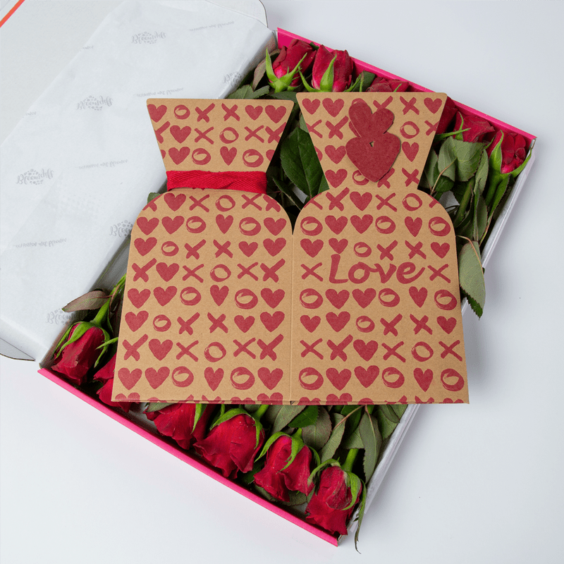 Rode brievenbusrozen