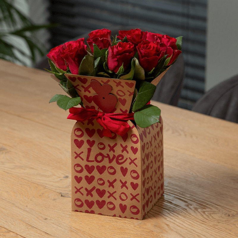 Rode brievenbusrozen