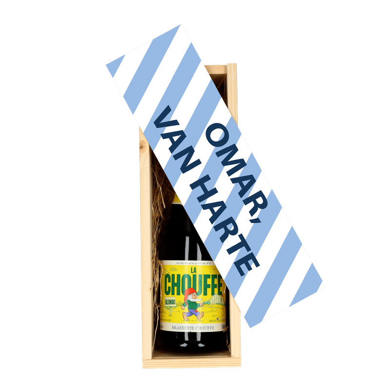 Bier- of wijnkist bedrukken