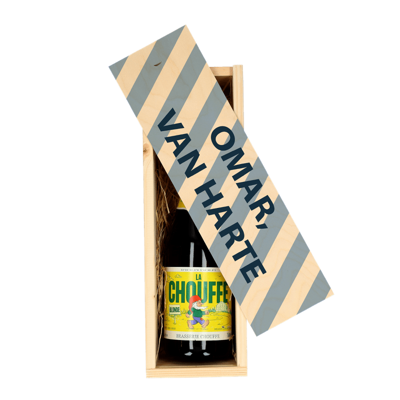 Bier- of wijnkist bedrukken