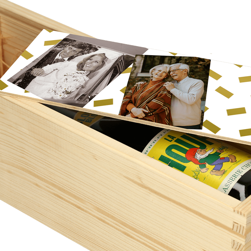 Bier- of wijnkist bedrukken