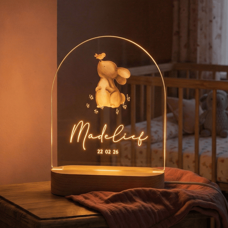 Lampje met naam (boog)