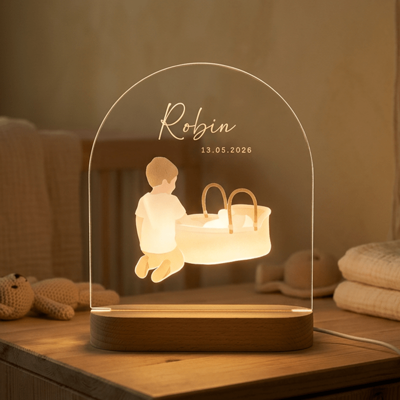 Lampje met naam (boog)