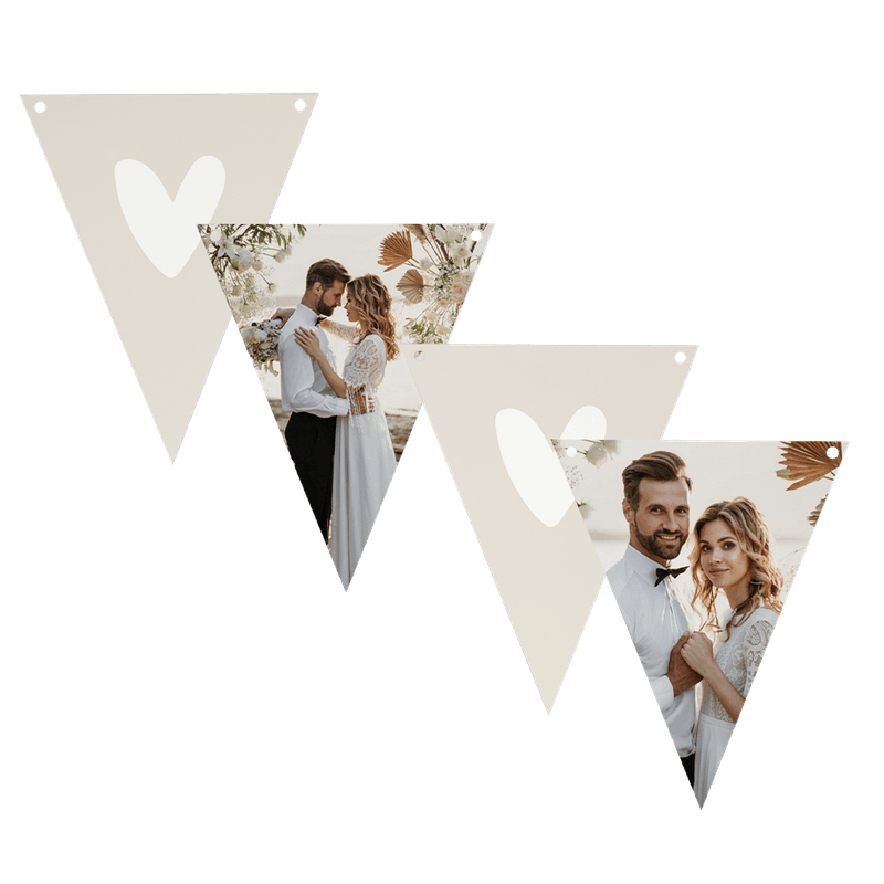 Valentijn slinger met foto’s