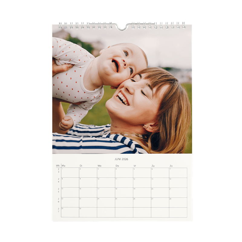 Gepersonaliseerde jaarkalender (staand)