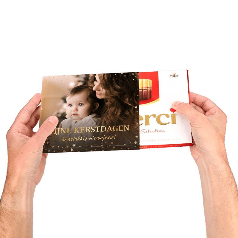 Merci kerst personaliseren 250g