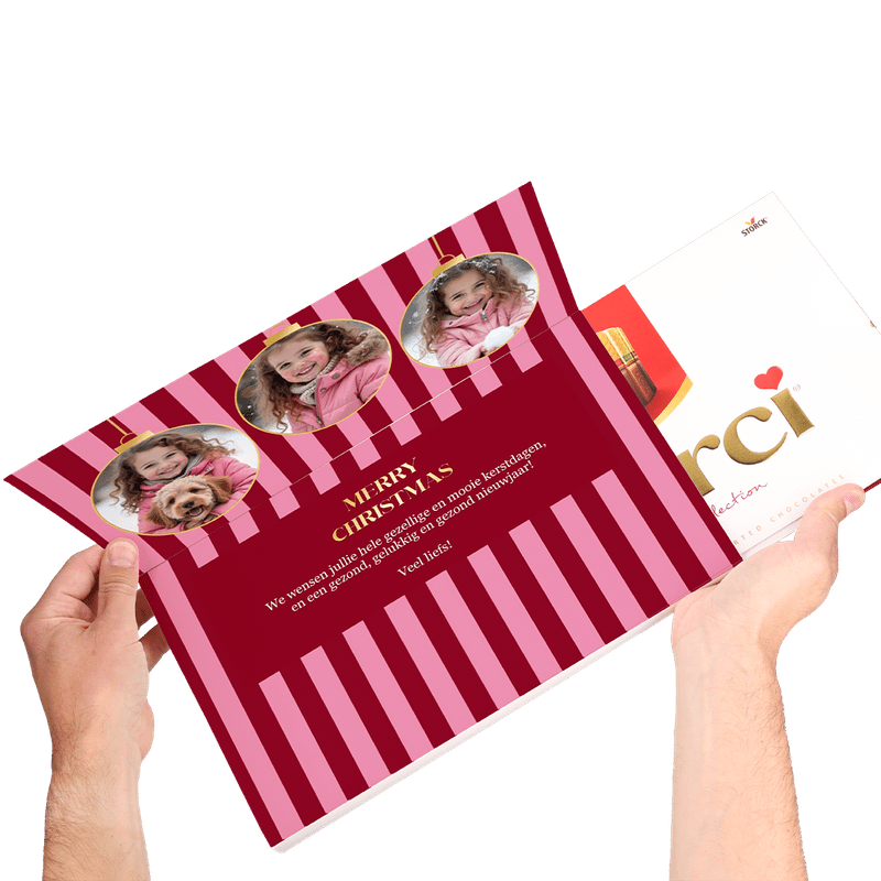 Merci kerst personaliseren 400g