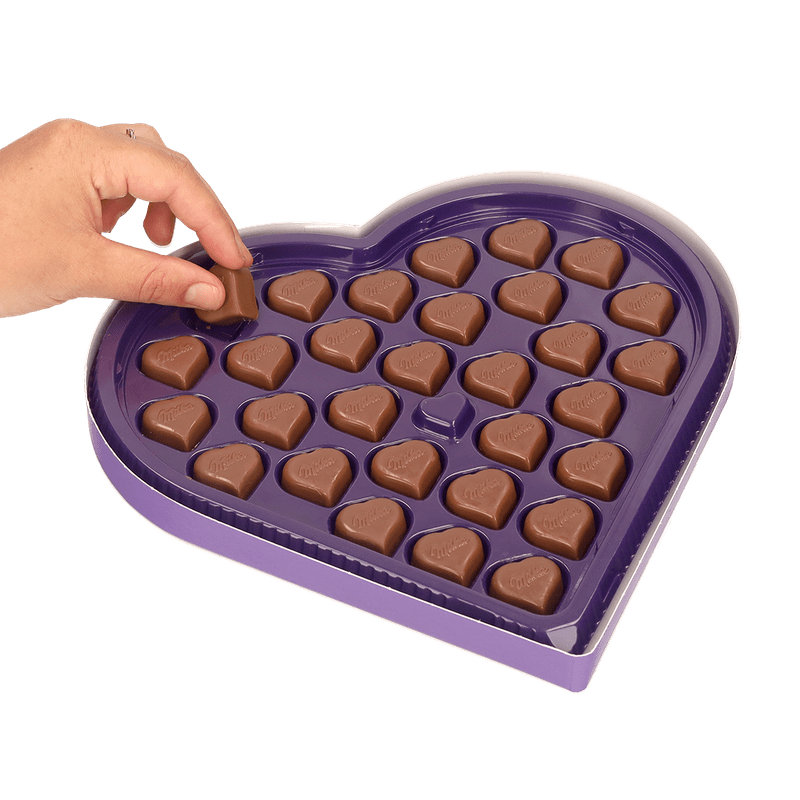 Milka kersthart personaliseren