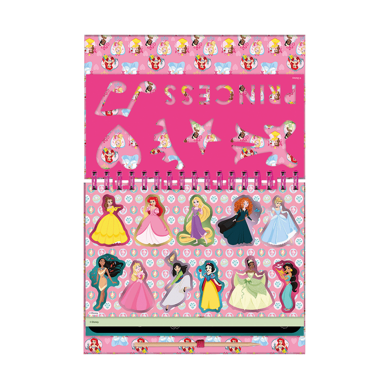 Disney prinsessen kras- en kleurboek