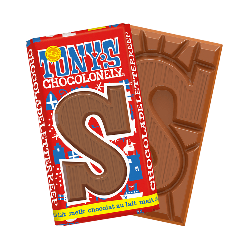 Tony’s Chocolonely chocoladeletter