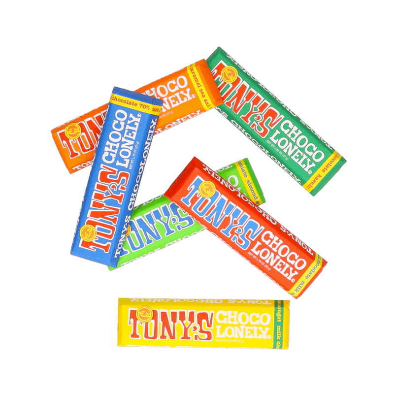 Tony's Chocolonely Hartjes proeverijtje