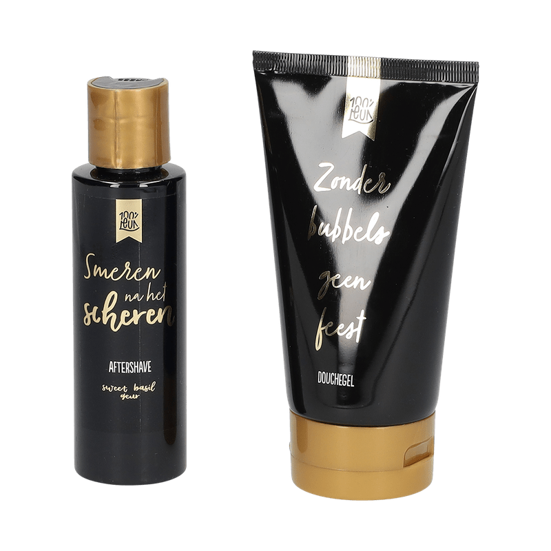 Huidverzorging cadeauset ‘Gefeliciteerd gozer’