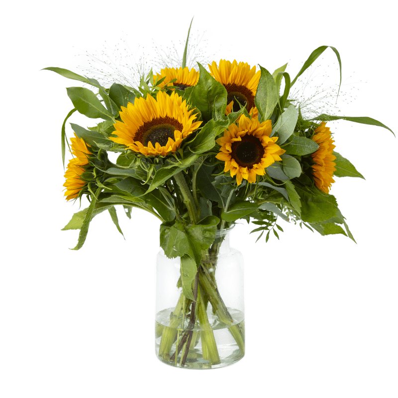 Zonnebloemen boeket