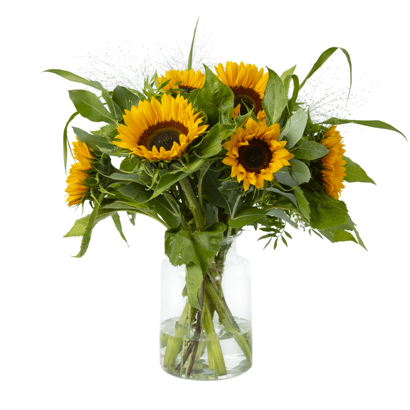 Zonnebloemen boeket