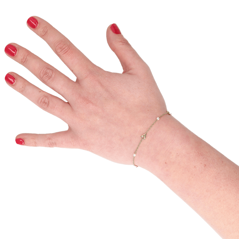 My Jewellery armband hartjes (goudkleur)