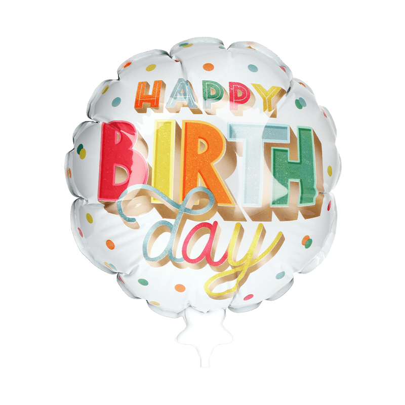 Mini ballon ‘Happy Birthday’