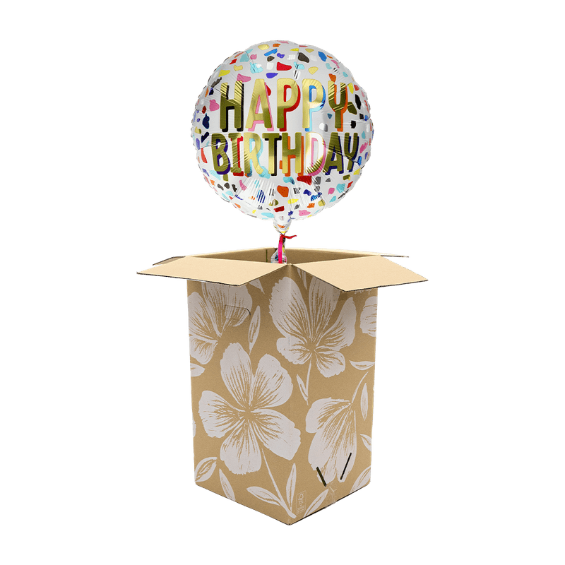 Heliumballon verjaardagsconfetti