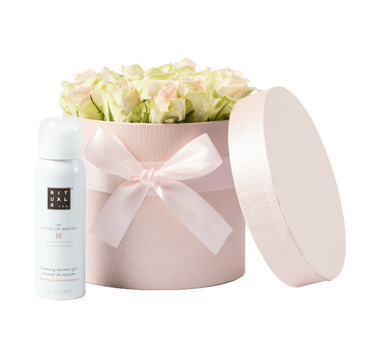 Rozentaart + Rituals cadeauset