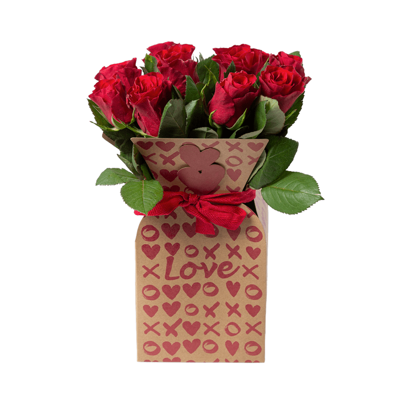 Rode brievenbusrozen