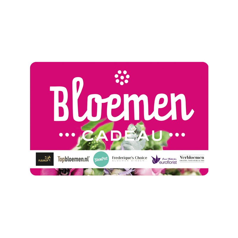 Bloemen cadeaukaart € 15