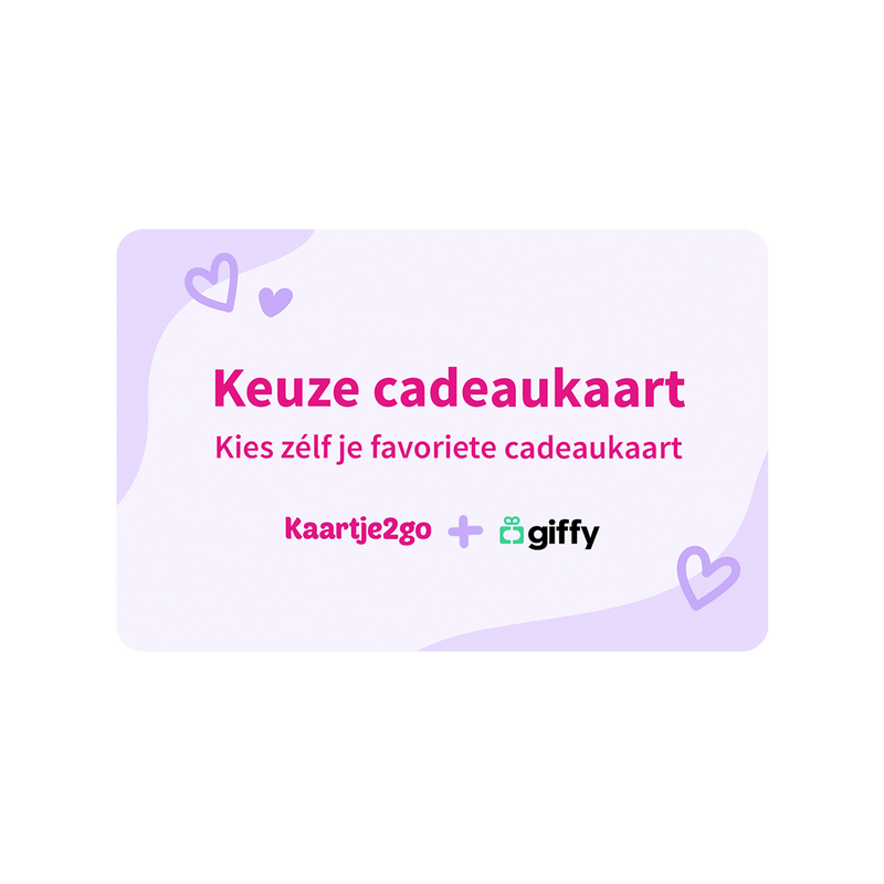 Keuze cadeaukaart € 15