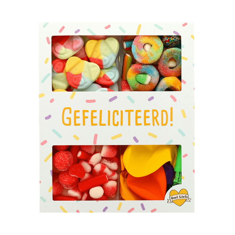 Feestpakket ‘Gefeliciteerd’ 