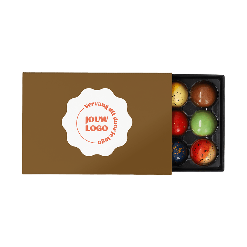 Doosje bonbons met logo