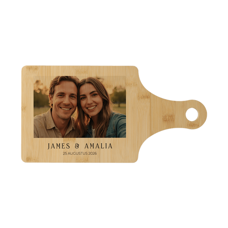 Gepersonaliseerde borrelplank (liggend)