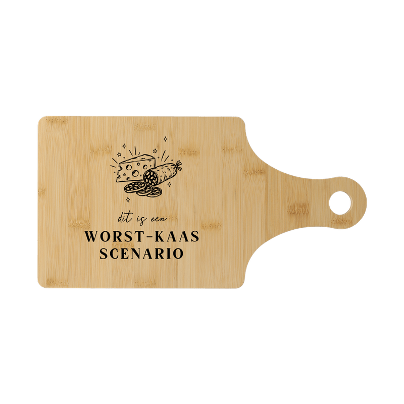 Gepersonaliseerde borrelplank (liggend)