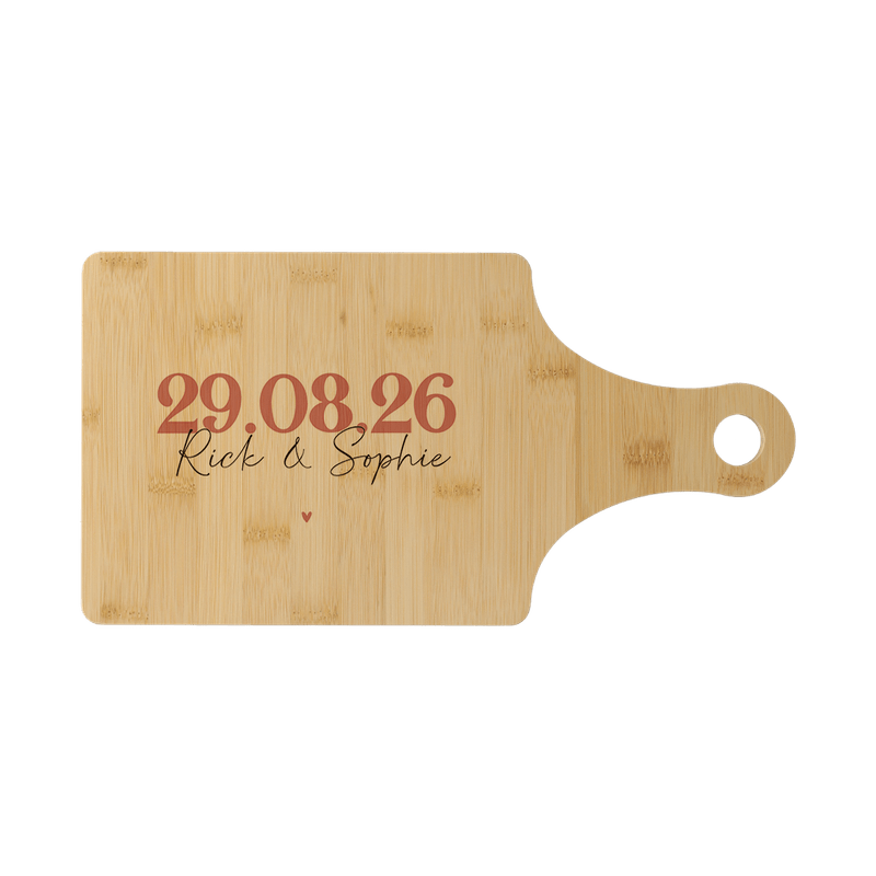 Gepersonaliseerde borrelplank (liggend)