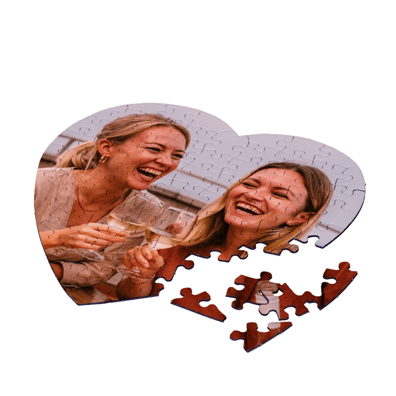 Hartvormige fotopuzzel 