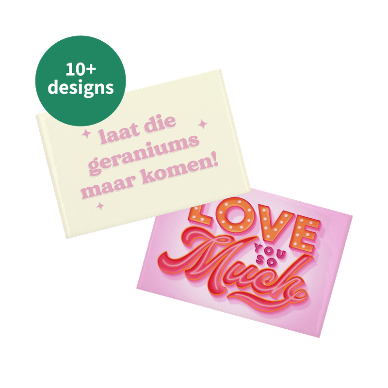 Gepersonaliseerd tegeltje (liggend, 15x10 cm)