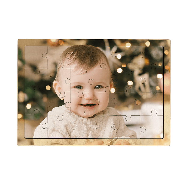 Houten fotopuzzel (liggend 24)