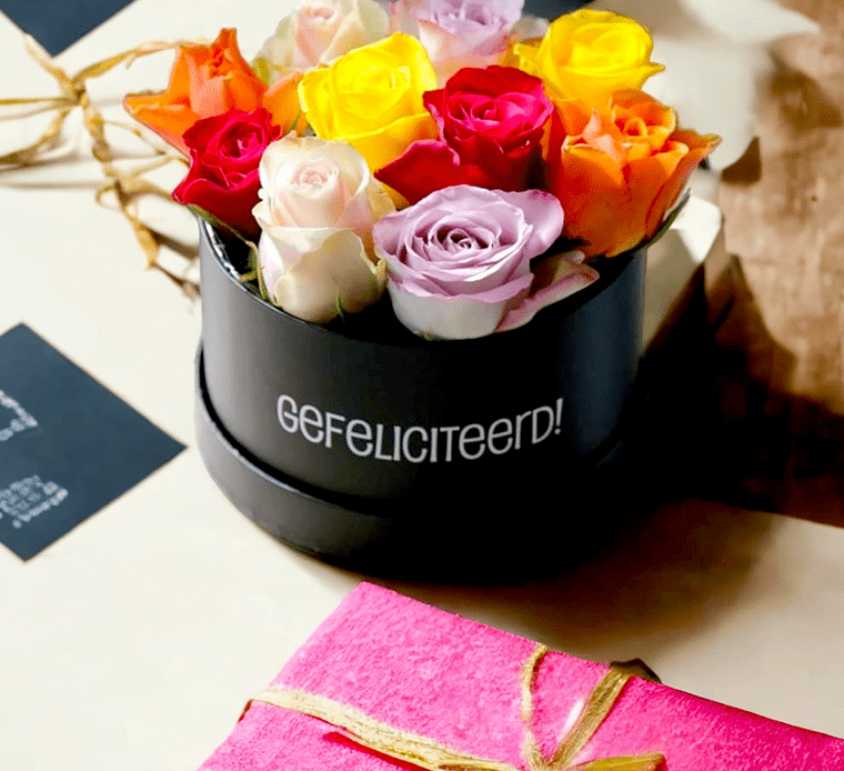 Rozentaart ‘Gefeliciteerd!’