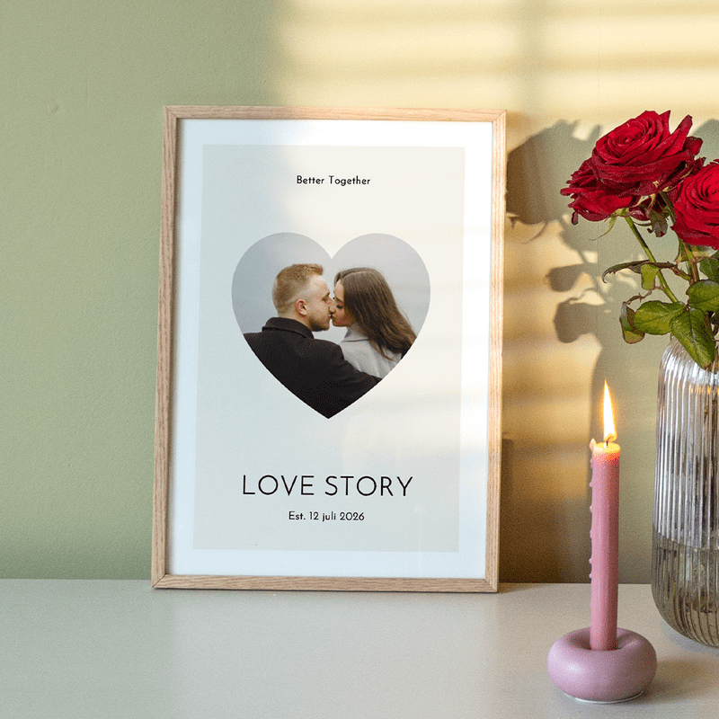 Valentijn fotoposter 