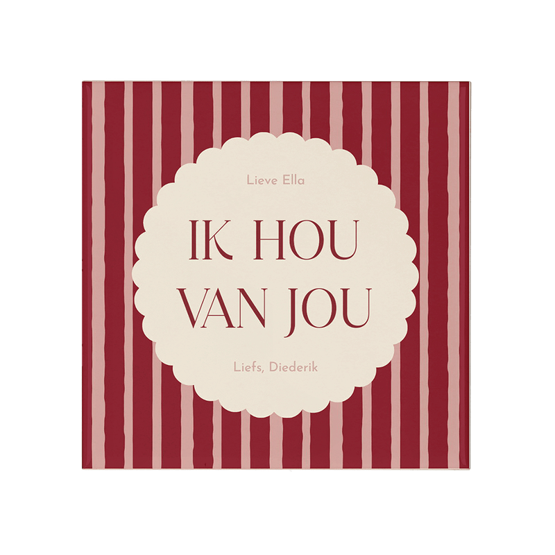 Gepersonaliseerd tegeltje Valentijn (15x15)